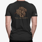 Tank Life Apparel ball python design on the back of an athletic dri fit performance shirt.