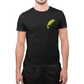 The Tank Life Apparel veiled chameleon design on a classic tee with our custom TLA sleeve label. Green Chameleon pet shirt.