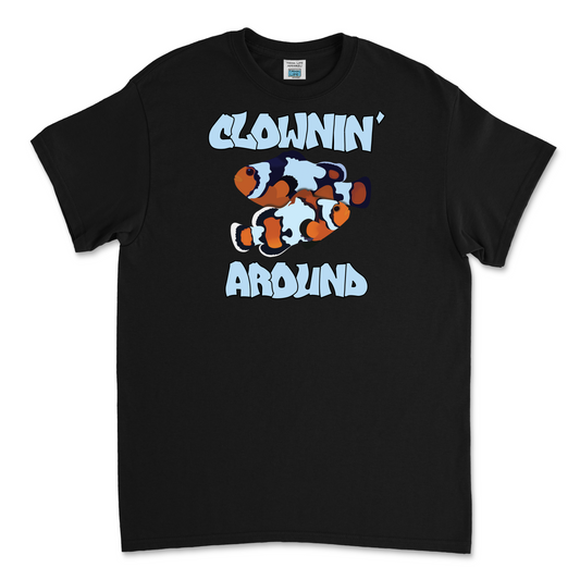 The Tank Life Apparel clowning around clown fish design on a youth tee