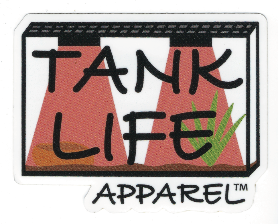 Tank Life Apparel Terrarium Logo Sticker