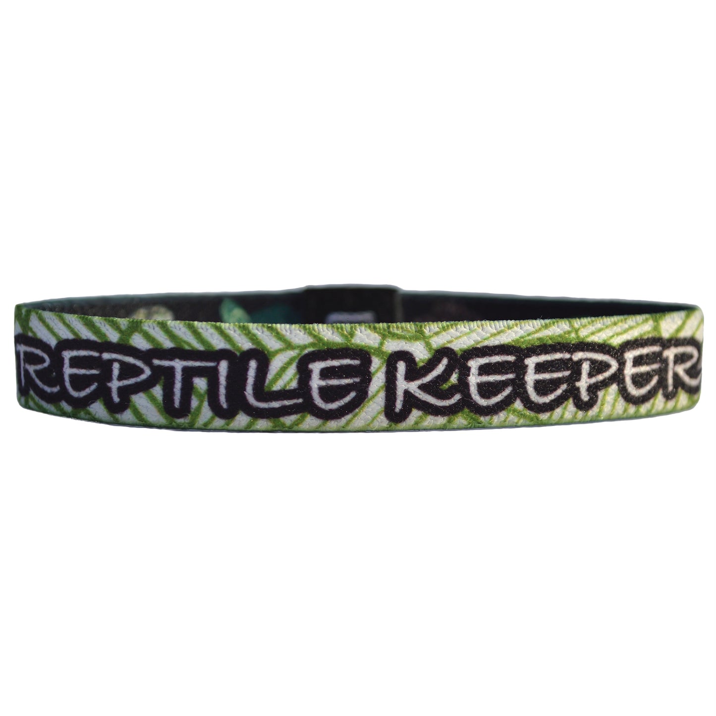 Bracelet for reptile keepers and reptile lovers by tank life apparel. wristband with chameleon, bearded dragon, leopard gecko, ball python snake, yellow bellied turtle.
